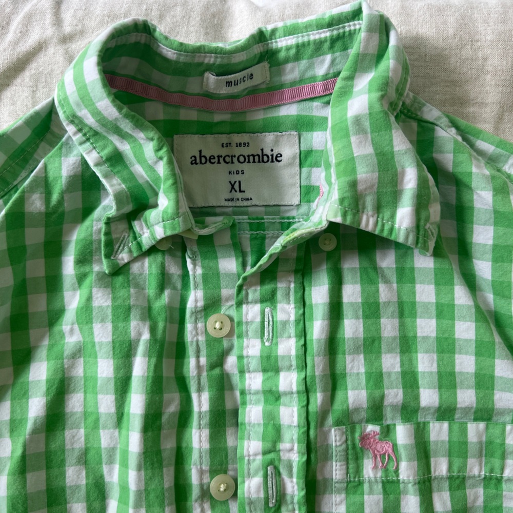 Abercrombie Button Up Shirt - Boys Size XL